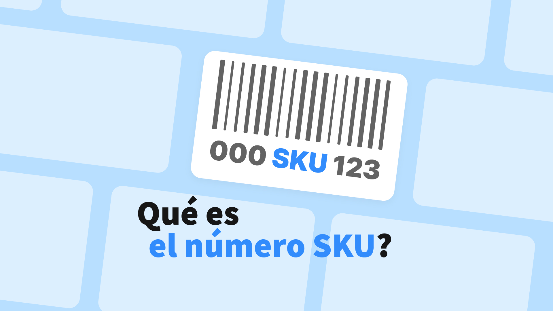 ¿Qué es el número SKU?
