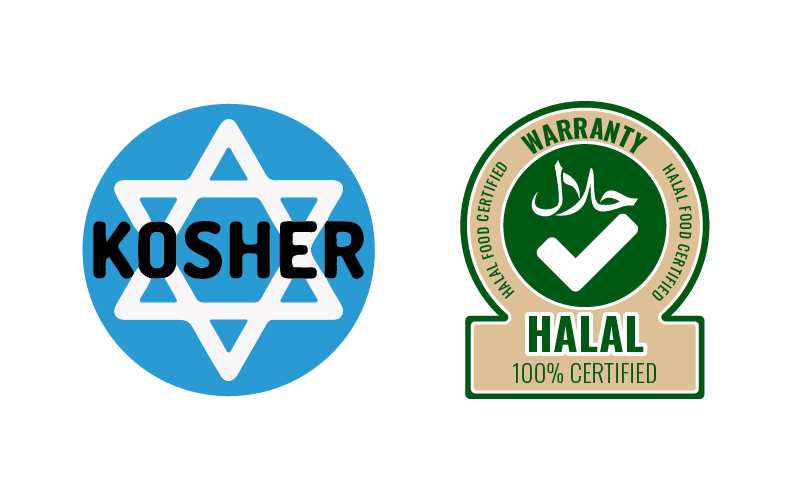 Implementación de prácticas halal y kosher