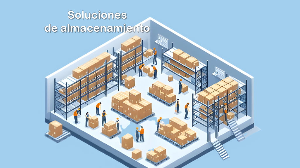 Soluciones de almacenamiento en almacenes y gestión eficiente